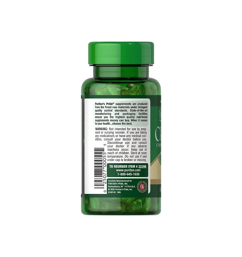 Thumbnail: Puritan’s Pride Chlorophyll Complex 100 mg, 60 Count