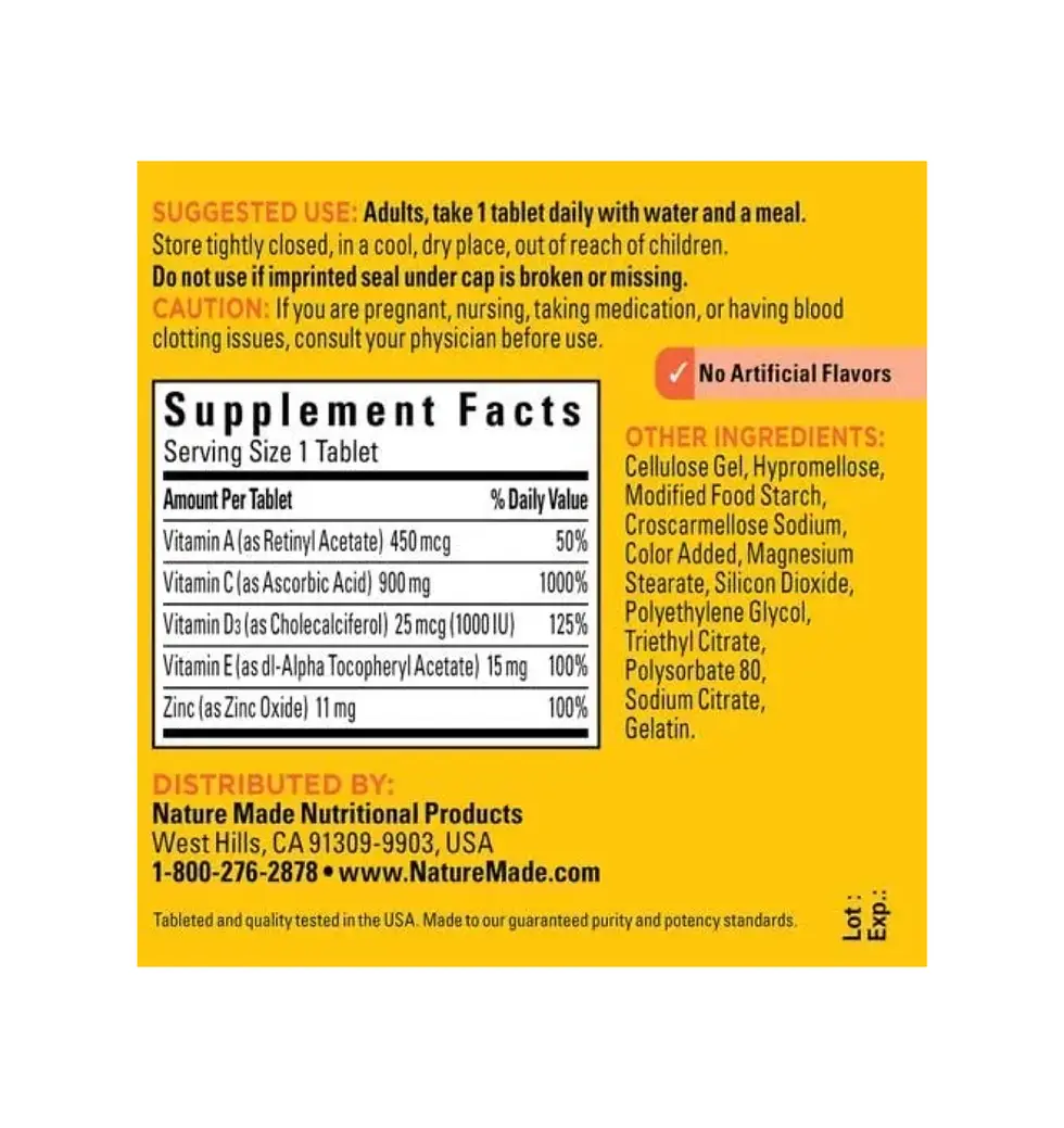 Thumbnail: Nature Made Super C Immune Complex 900 mg 200 Tablets