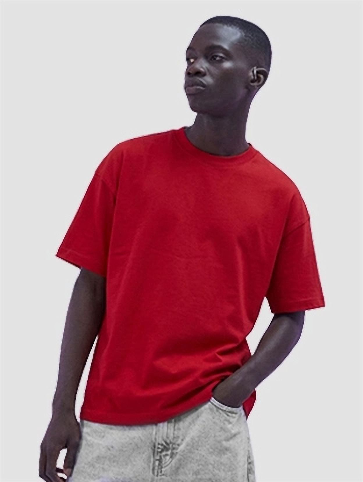CRIMSON BLAZE - RED CREW NECK T-SHIRT