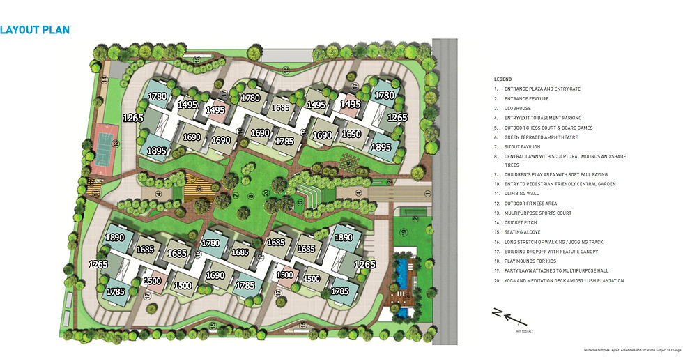 Kalpataru Residency, Hyderabad-Layout
