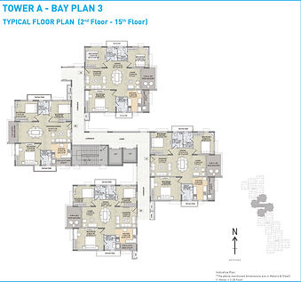 Kalpataru Residency,Hyderabad-Floor plan