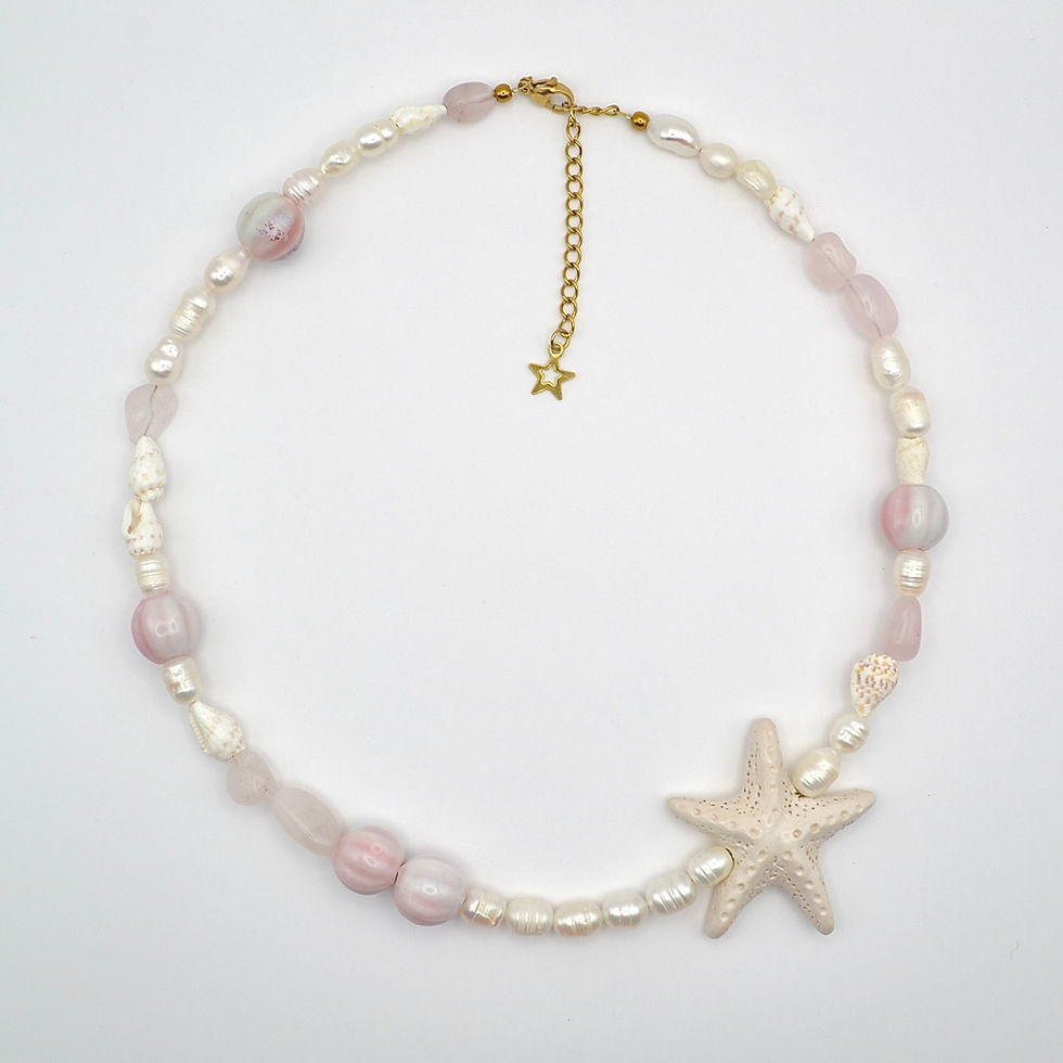 Miniature : Collier Starfish (rose)