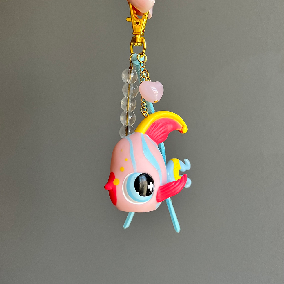 Miniature : Bijou de sac Poisson coeur