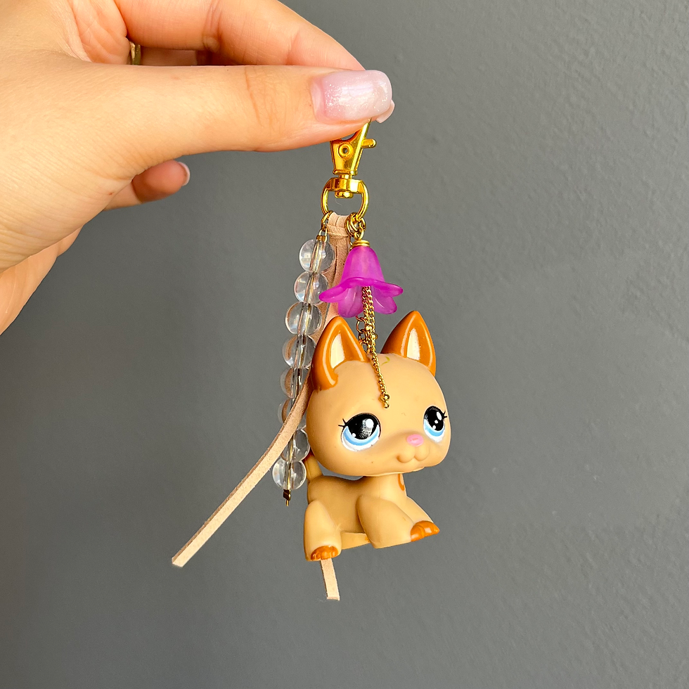 Miniature : Bijou de sac Chiot marron