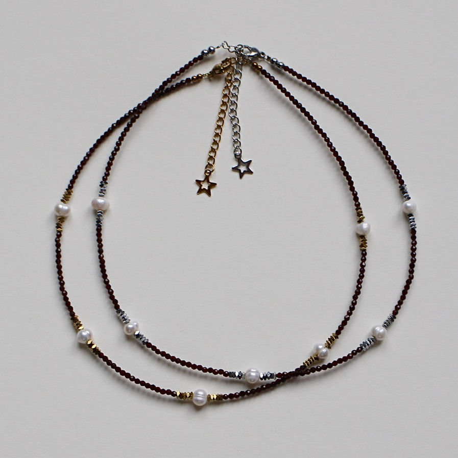 Miniature : Collier Café