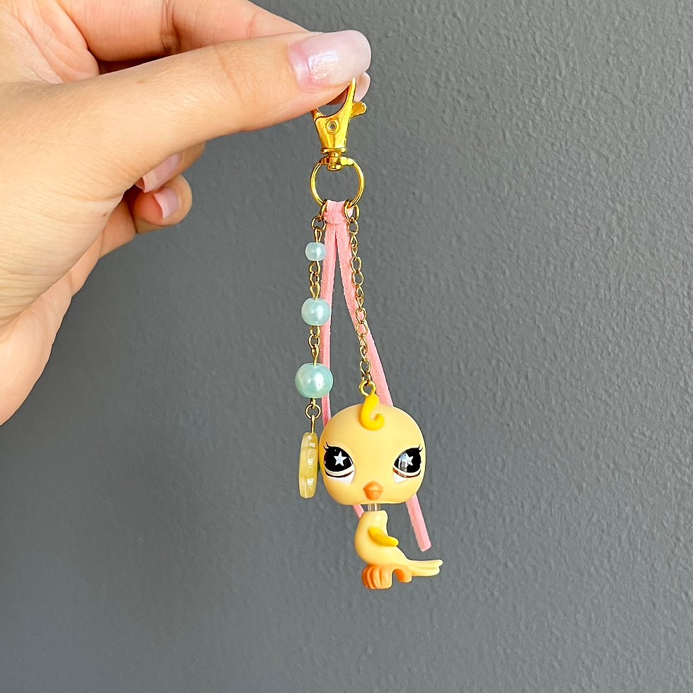 Miniature : Bijou de sac Oiseau jaune