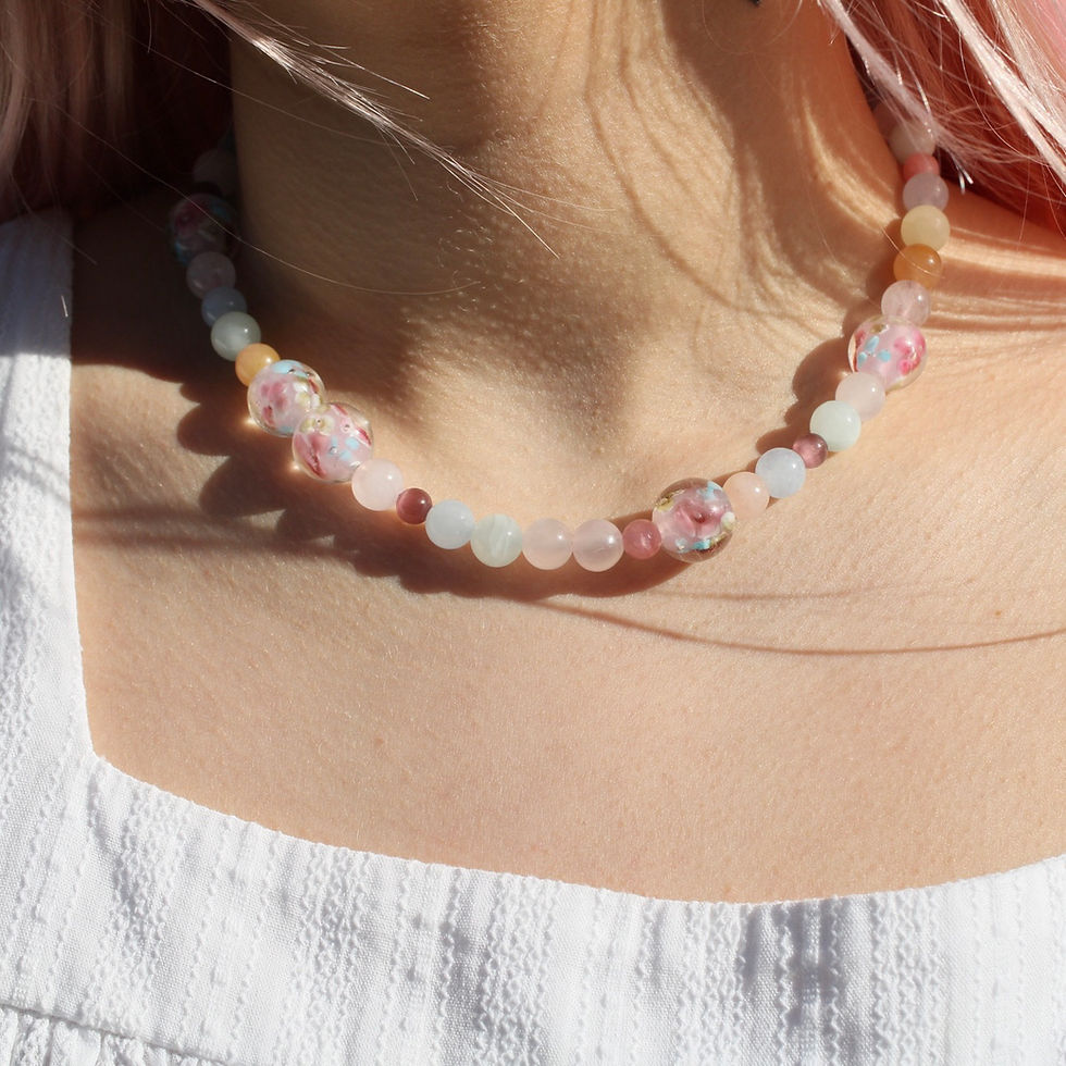 Miniature : Collier Pivoine