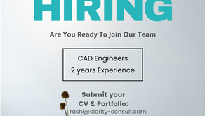 We are Hiring - CAD Engineers - 2 years Experience