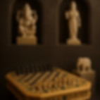 Stone craft and Stone Art pieces, inlay chess board, jaipur elephant and Ganesha idol.