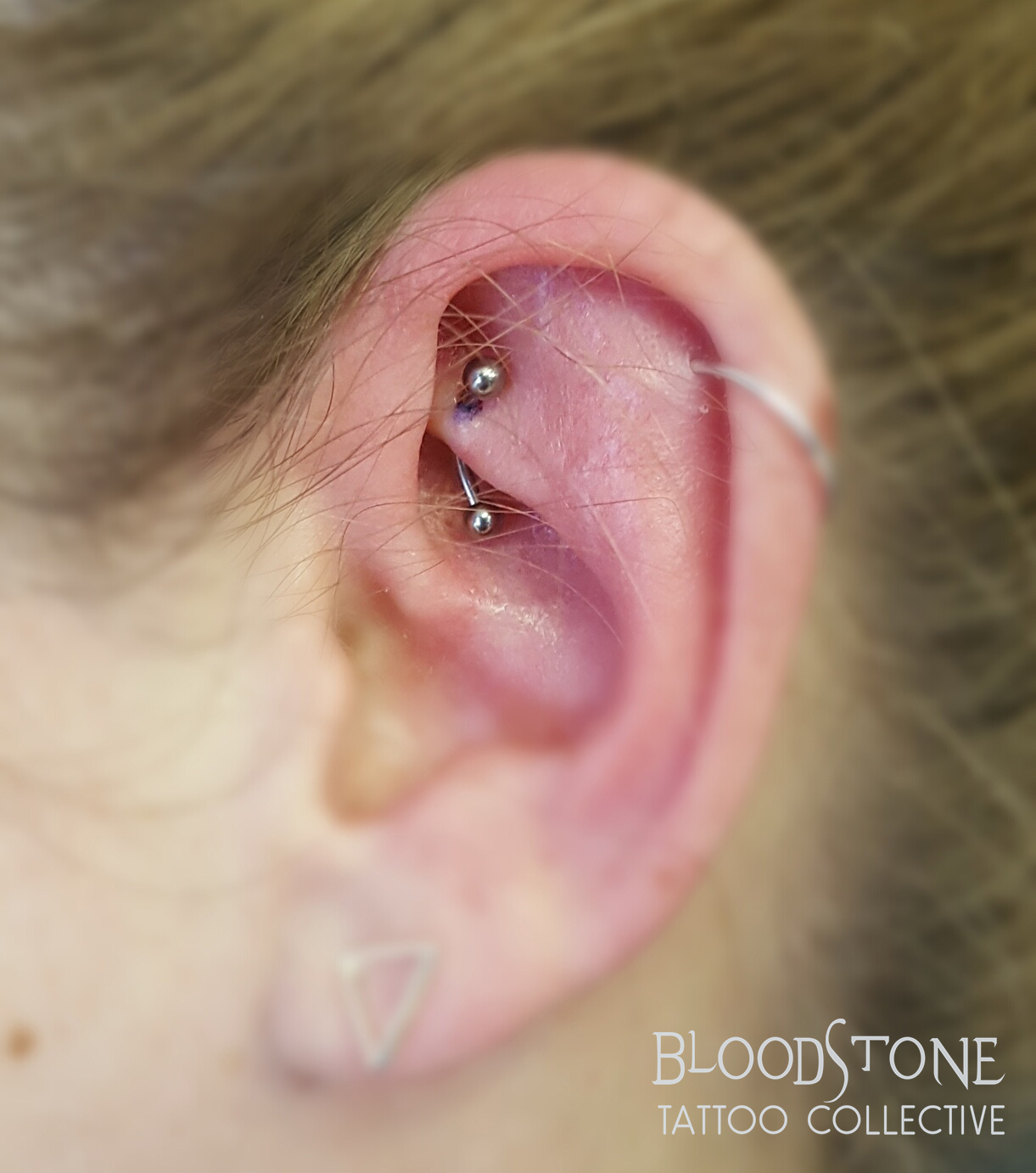 Rook piercing