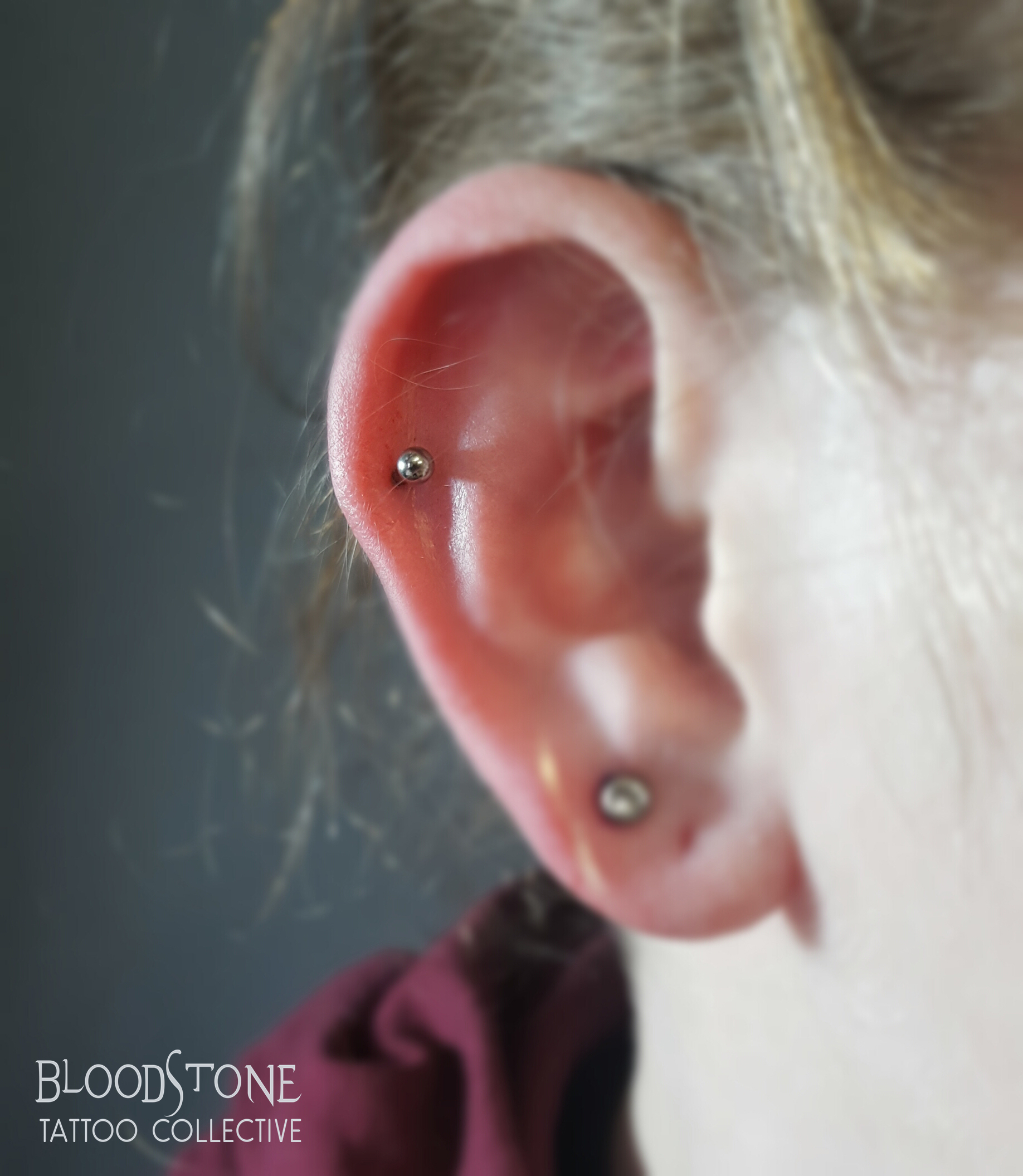Helix piercing