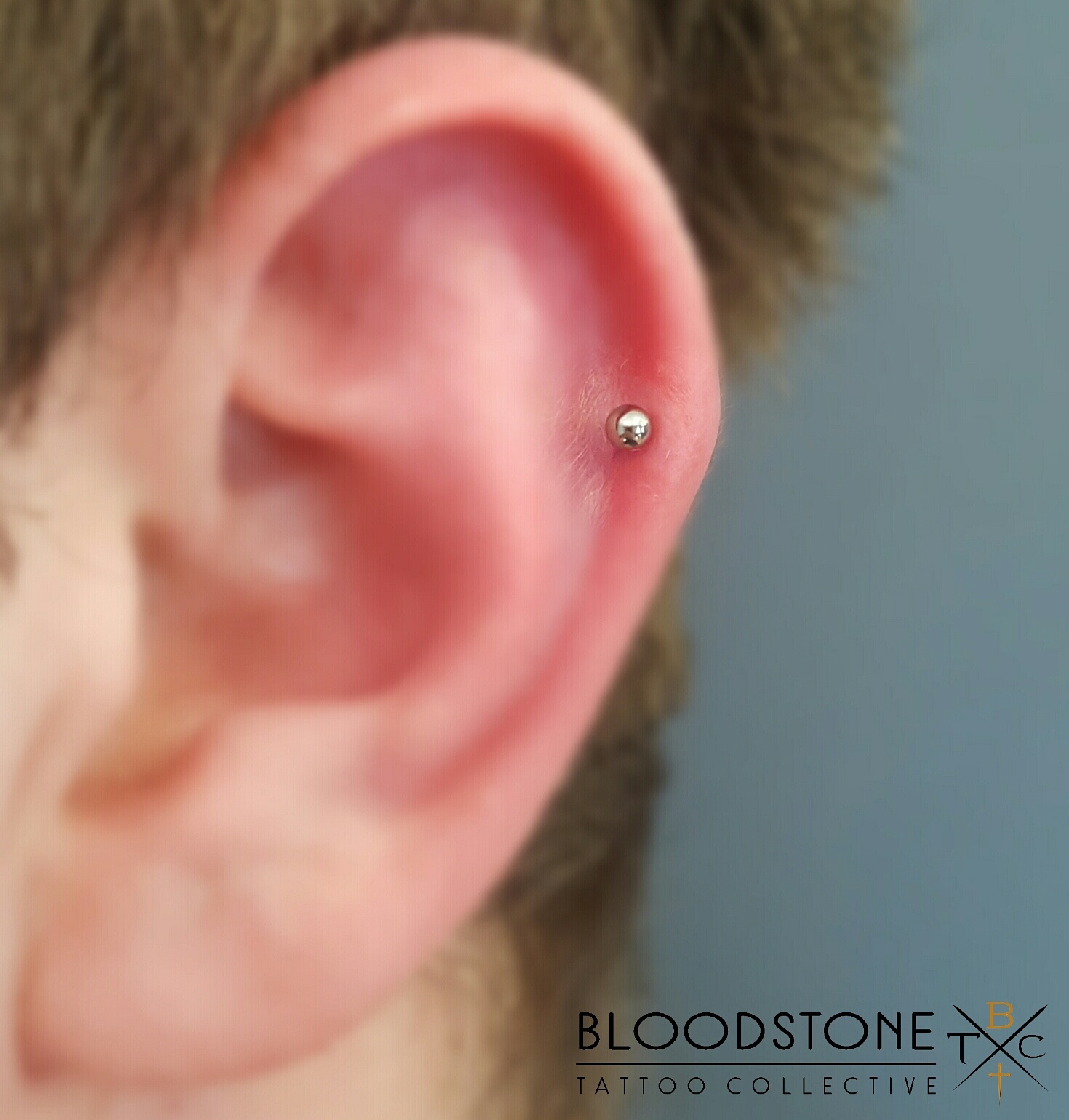 Helix piercing
