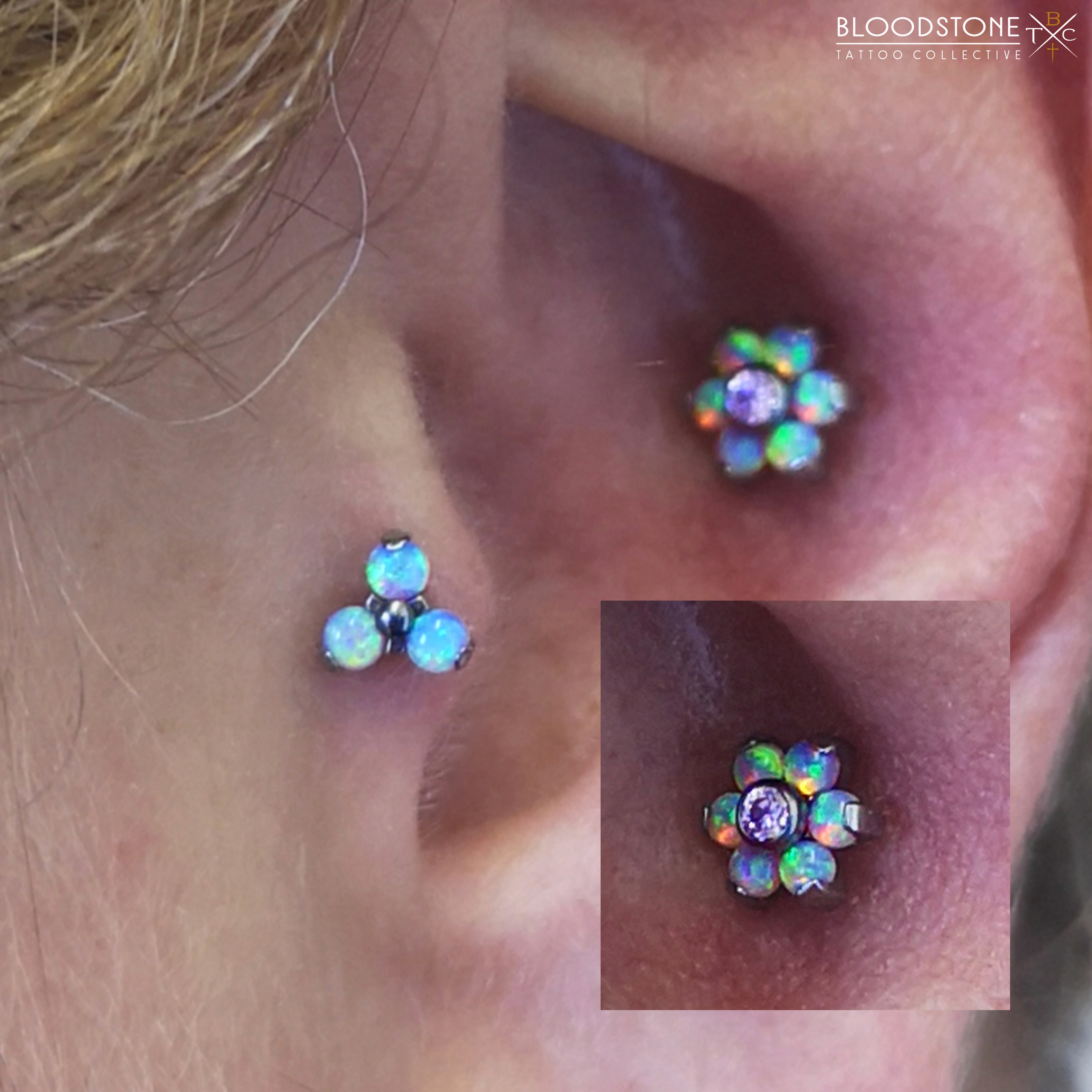 Conch and Tragus