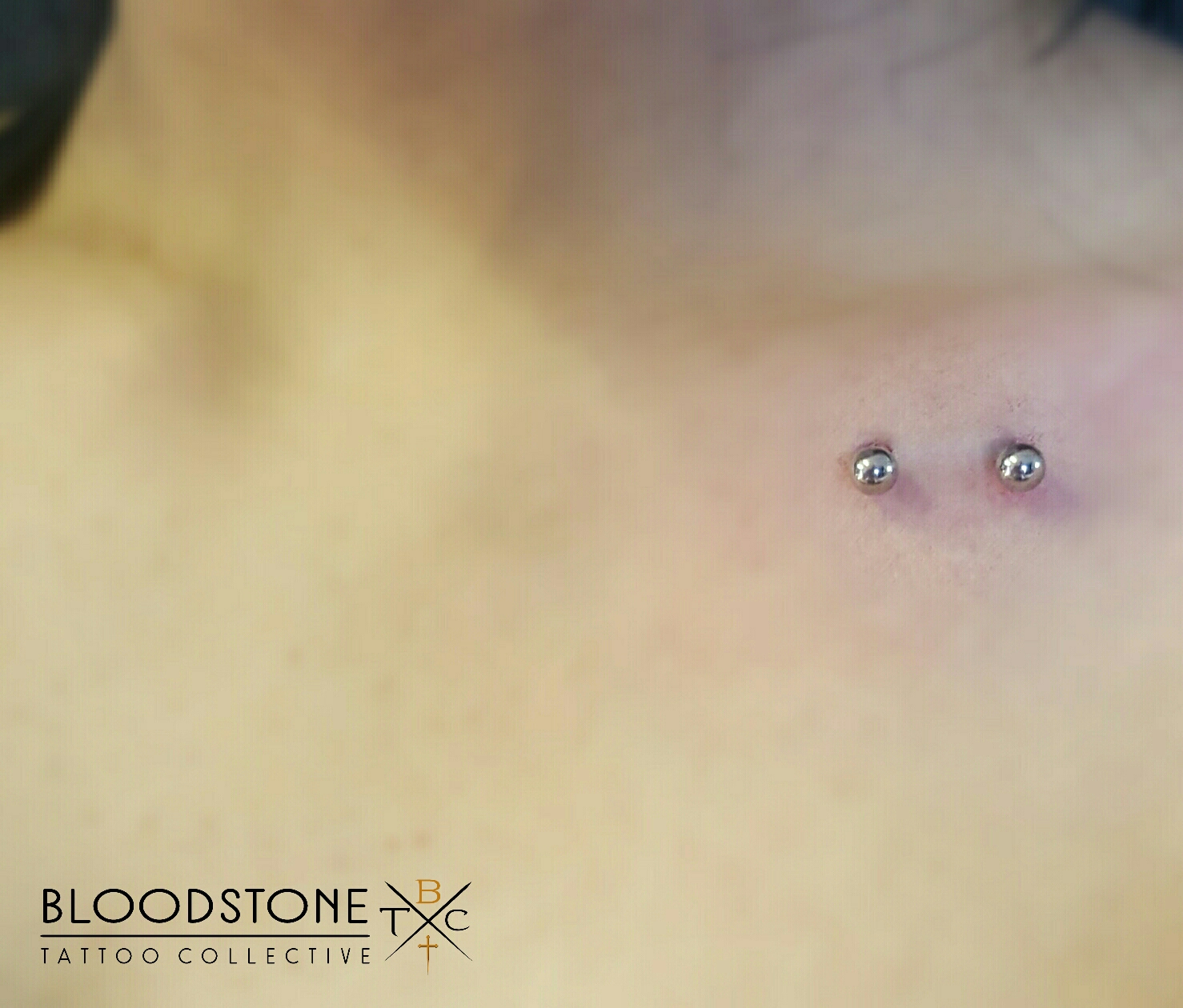 Collarbone piercing