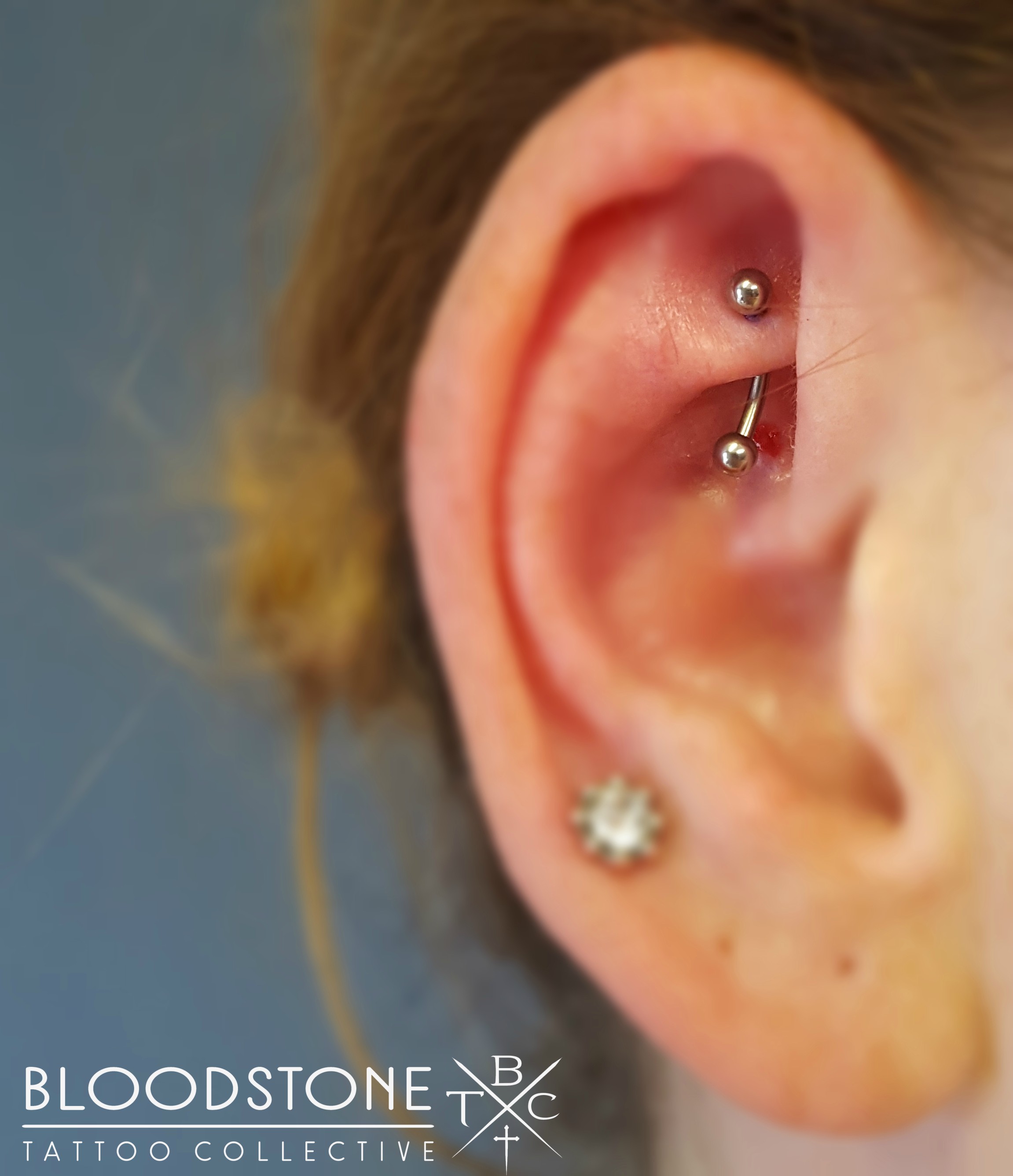 Rook piercing