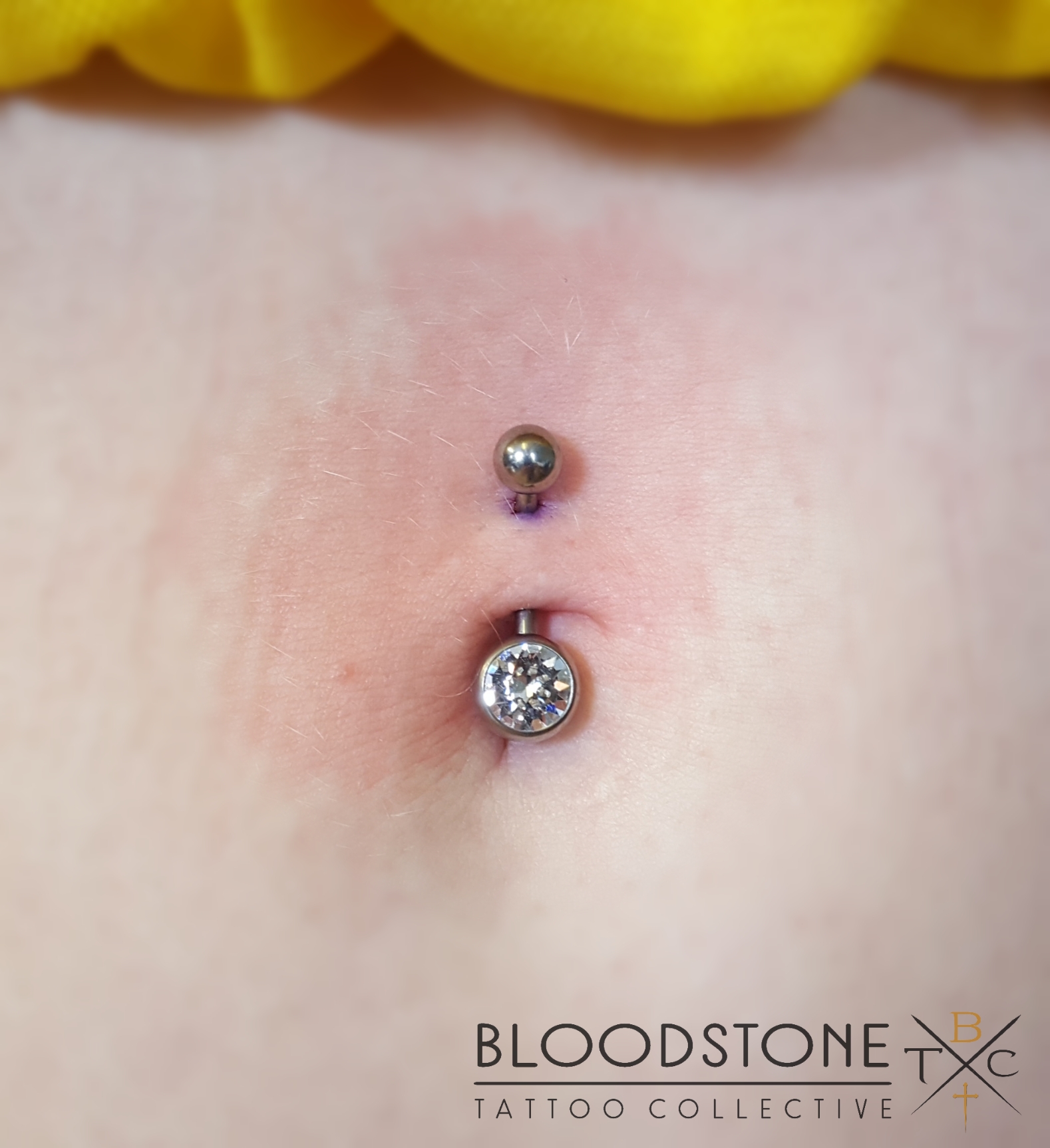 Navel piercing