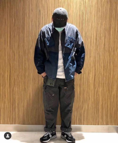 縮圖：Bsty重磅拼接牛仔外套（高品質，店主推介）