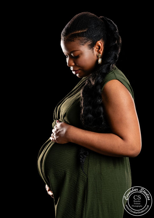 Beautiful Pregnancy and a wonderful maternity shoot for a mother to be in the studio