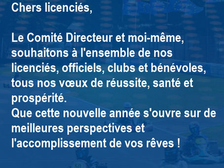 Meilleurs Voeux et Petite enquête