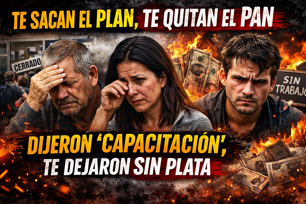 💣 “AJUSTE BRUTAL: EL GOBIERNO CORTA LOS PLANES Y DEJA A MILLONES SIN UN PESO”. Editorial por Antonio Araque