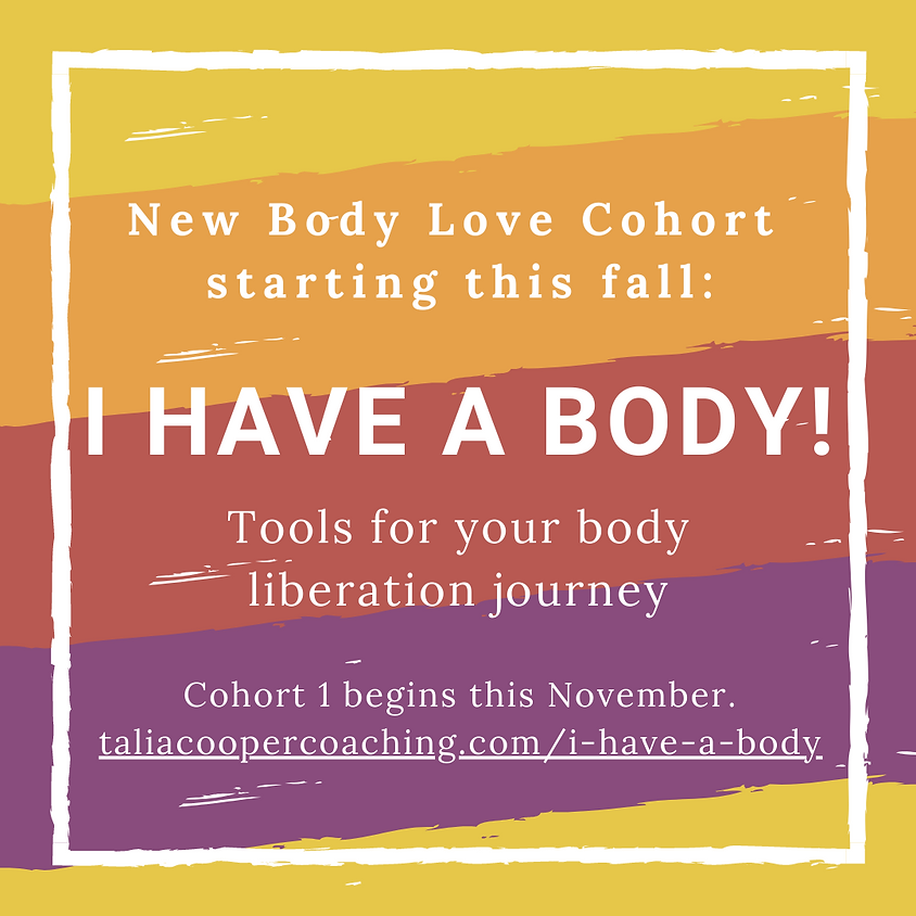 I Have a Body! application deadline