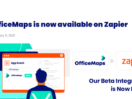 Office Maps integrate with Zapier