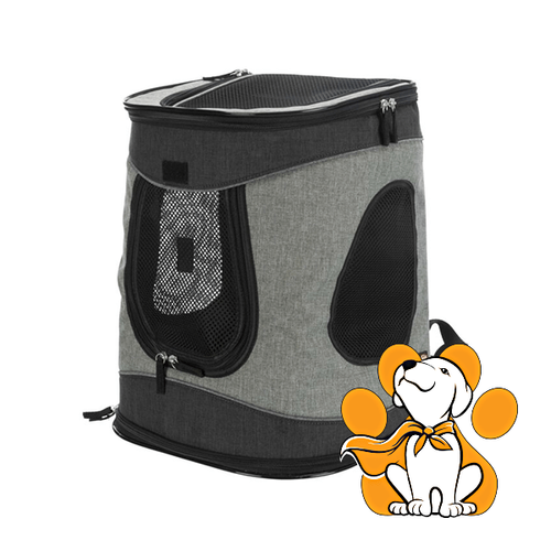 Trixie Sac à Dos Timon Nylon, 34 × 44 × 30 cm, Noir/Gris Trixie Sac à Dos Timon Nylon, 34 × 44 × 30 cm, Noir/Gris