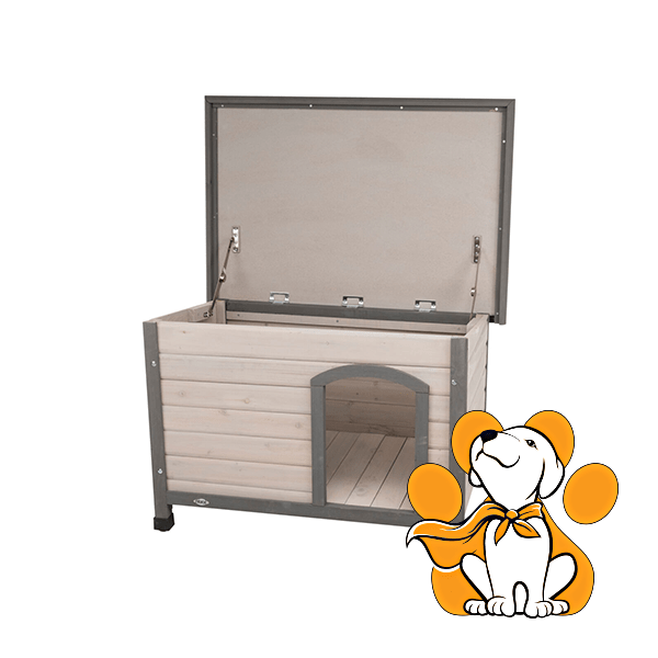 Thumbnail: Trixie Classic Dog Kennel Drvena Kućica Od Borovine, 85x58x60cm