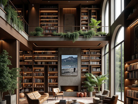 Modern European Estate Architecture The Estate Library