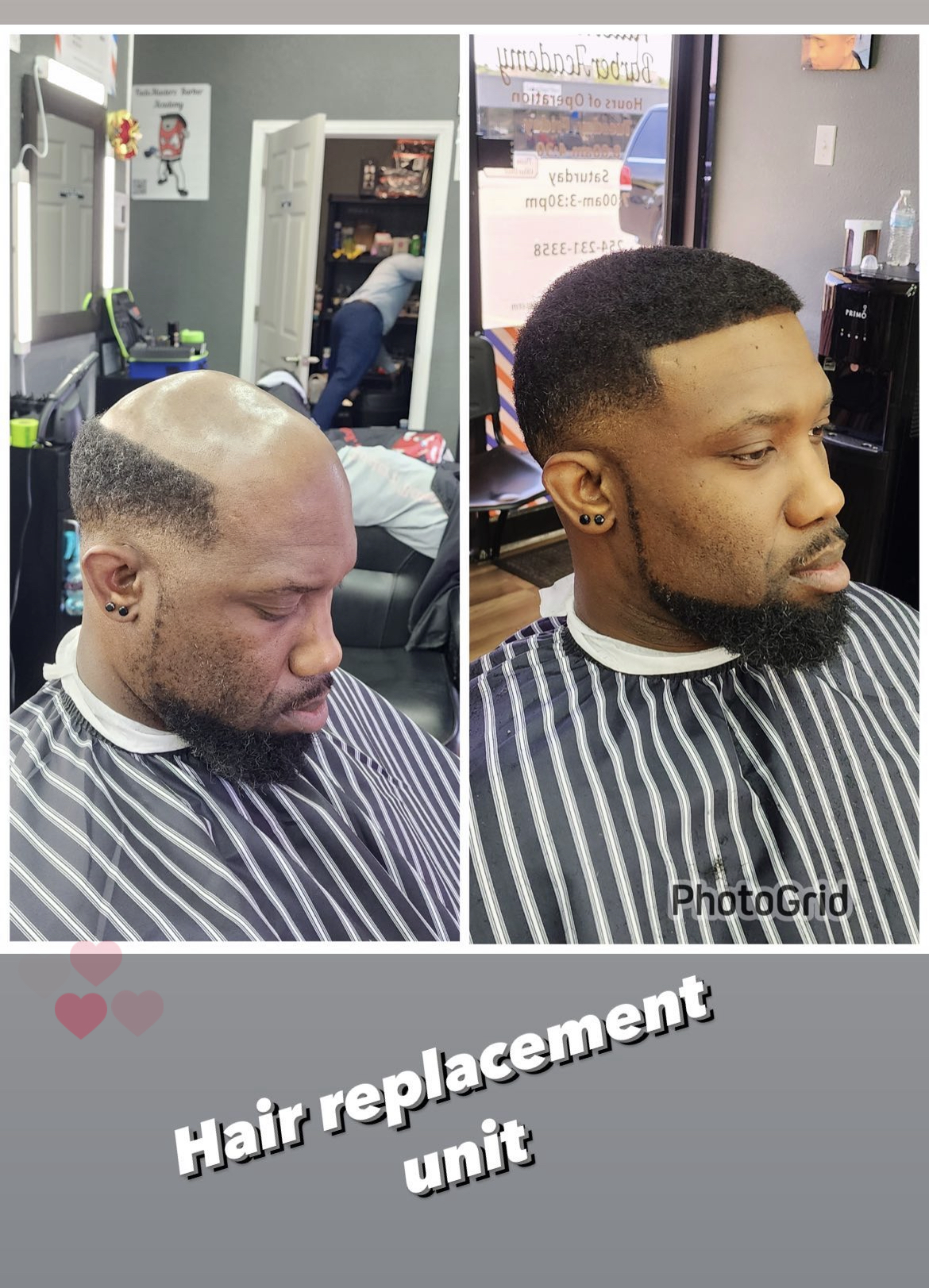 Student barber work from FadeMasterz Barber Academy