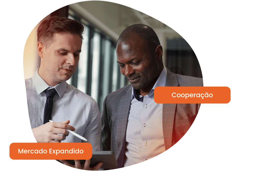 dois empresarios conversando