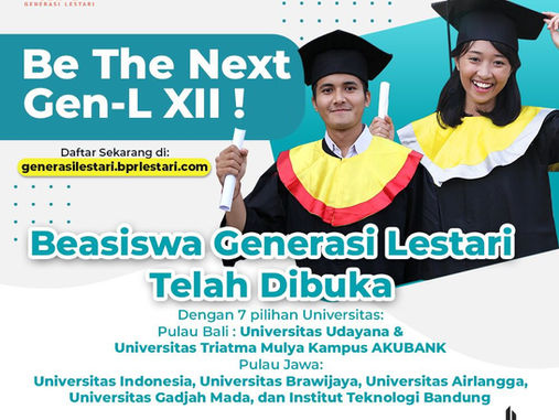 BEASISWA GENERASI LESTARI