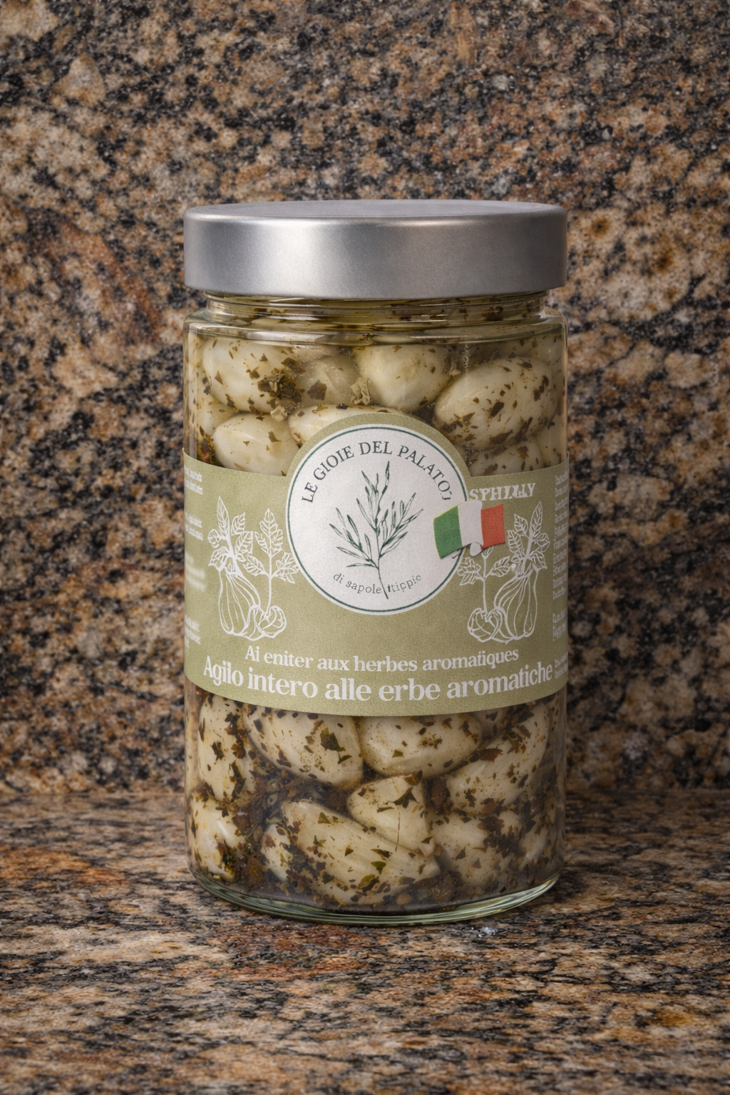 Aglio intero alle erbe aromatiche