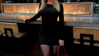 Black Boots with a Pop of Color!