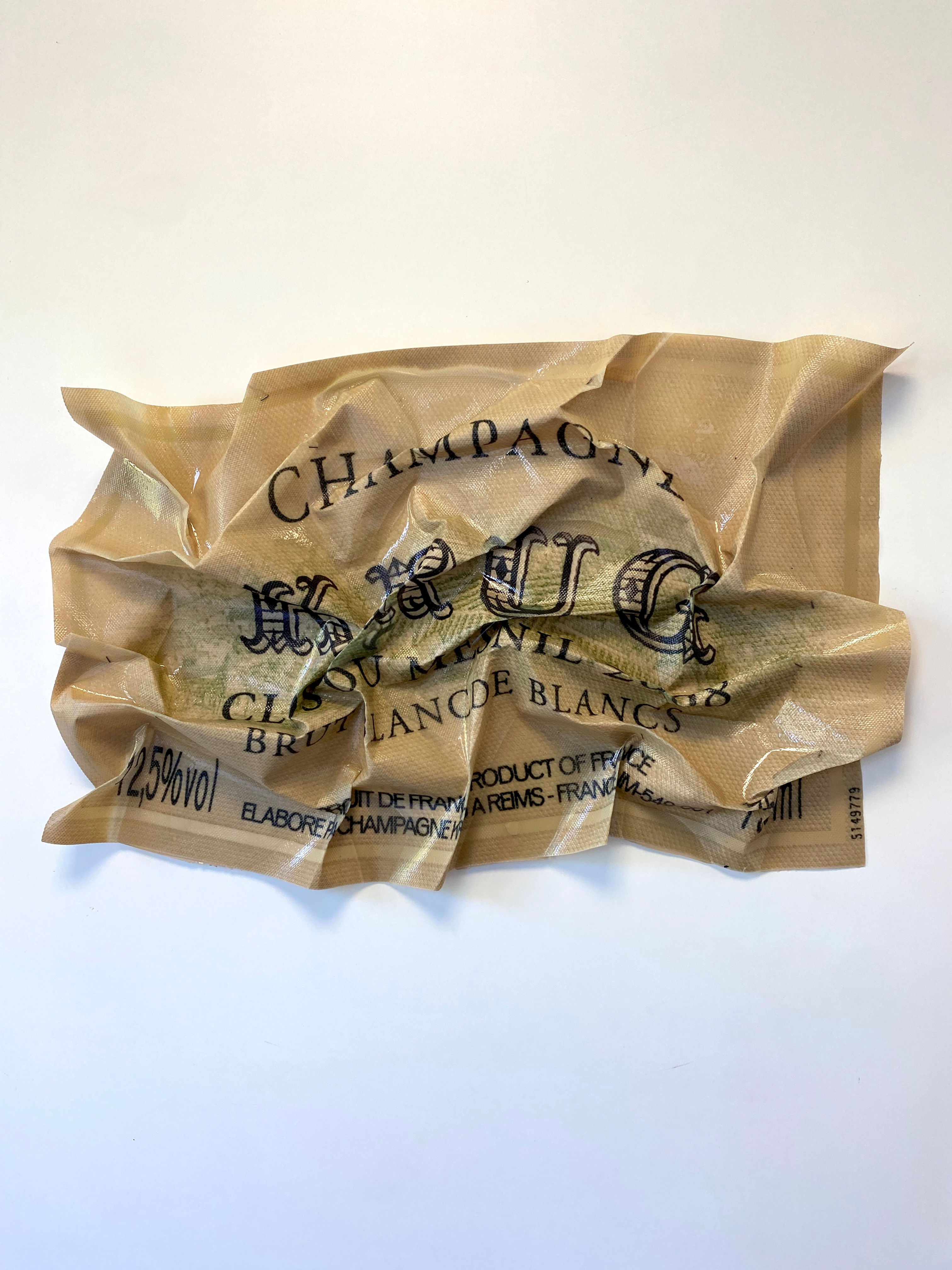 "Clos du Mesnil - KRUG" Tiré de la Poche