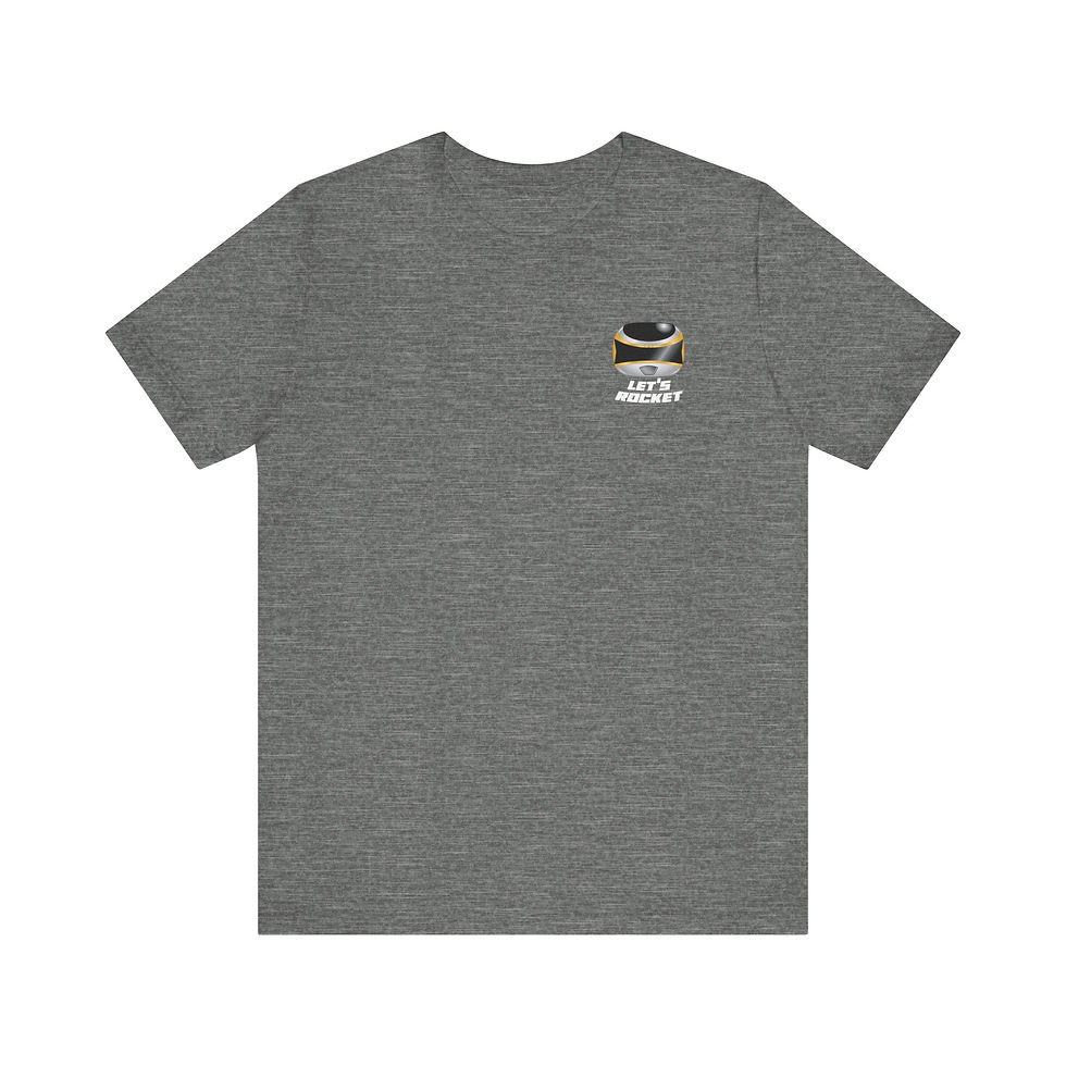 Thumbnail: Let's Rocket Silver Unisex Tee