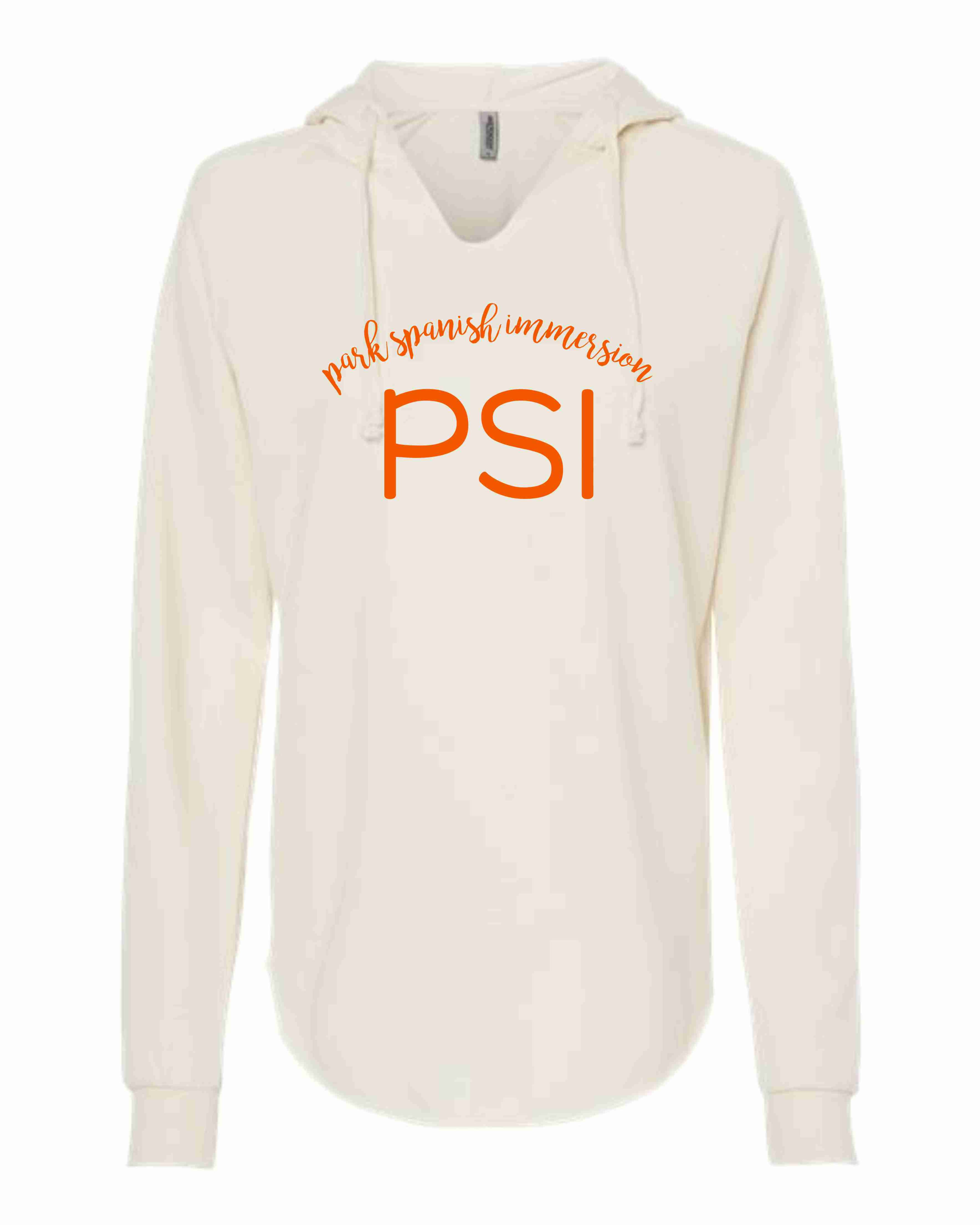 PSI Script Women's Lightweight Wave Wash Hoodie