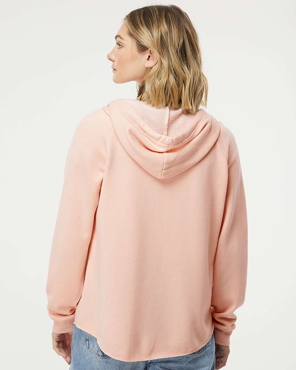 Thumbnail: Women's SLP Heart Wave Wash Full-Zip Hoodie