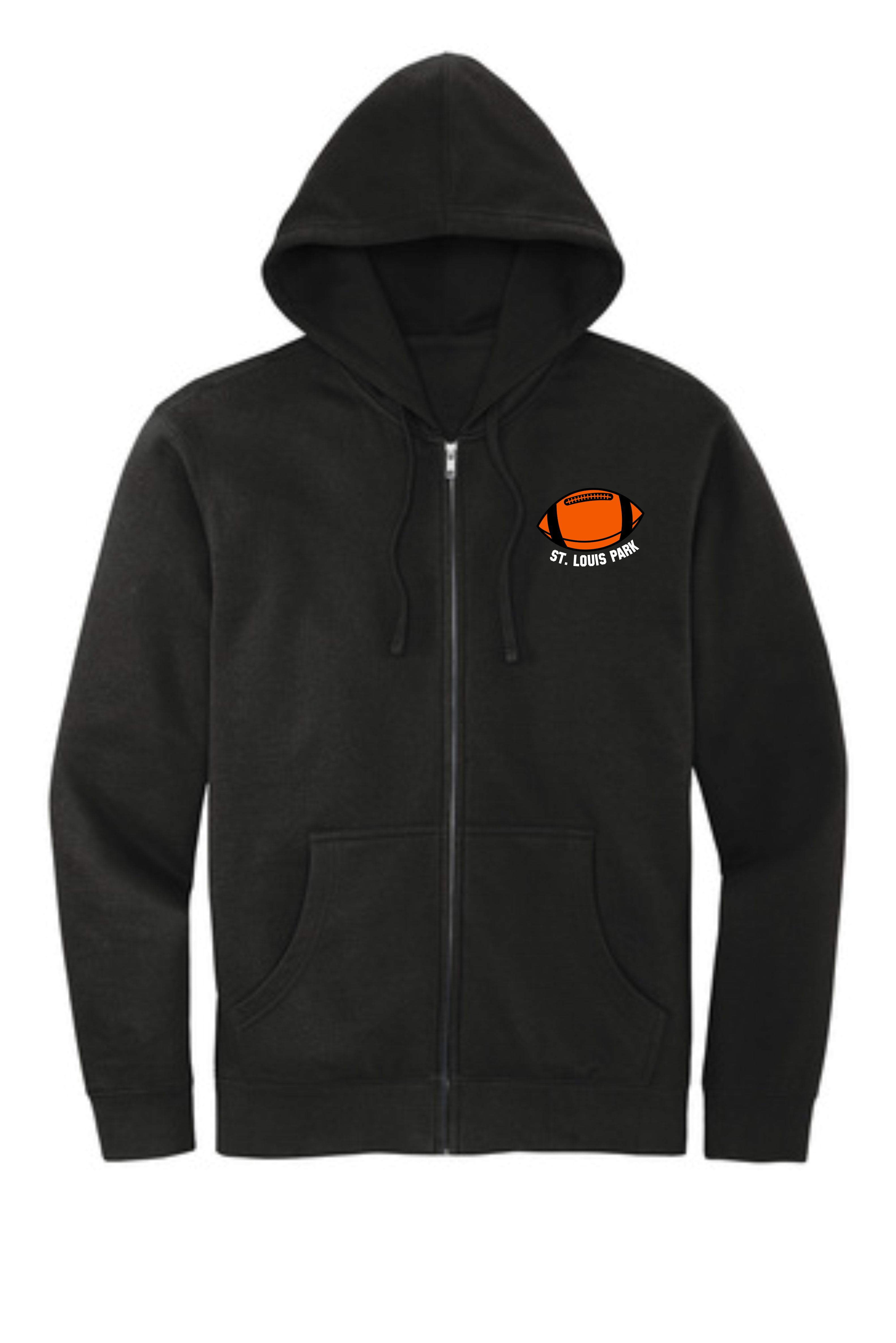 SLP Football Full-Zip Hoodie with Felt Logo