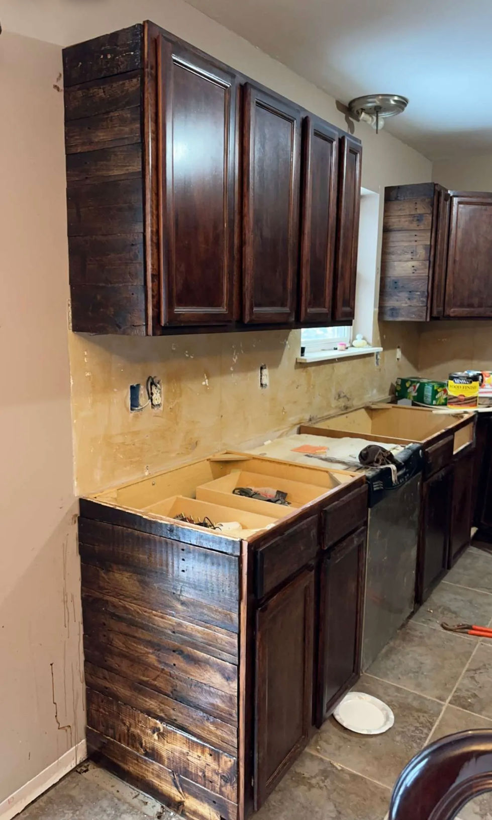 Custom Cabinet Install