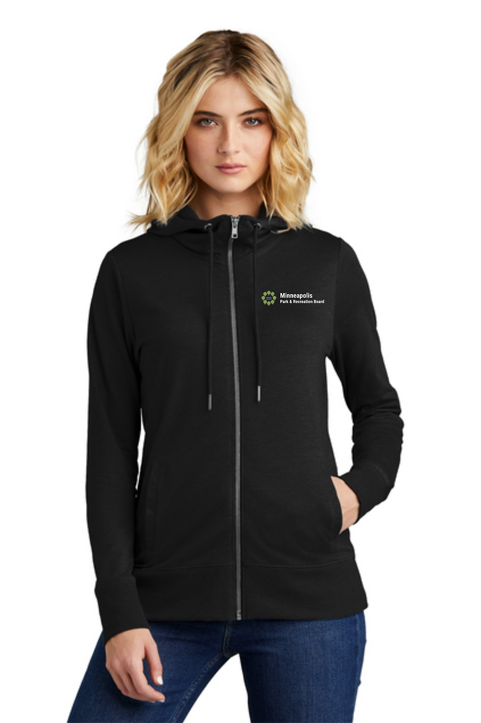 Thumbnail: Women's Lightweight French Terry Full-Zip Hoodie