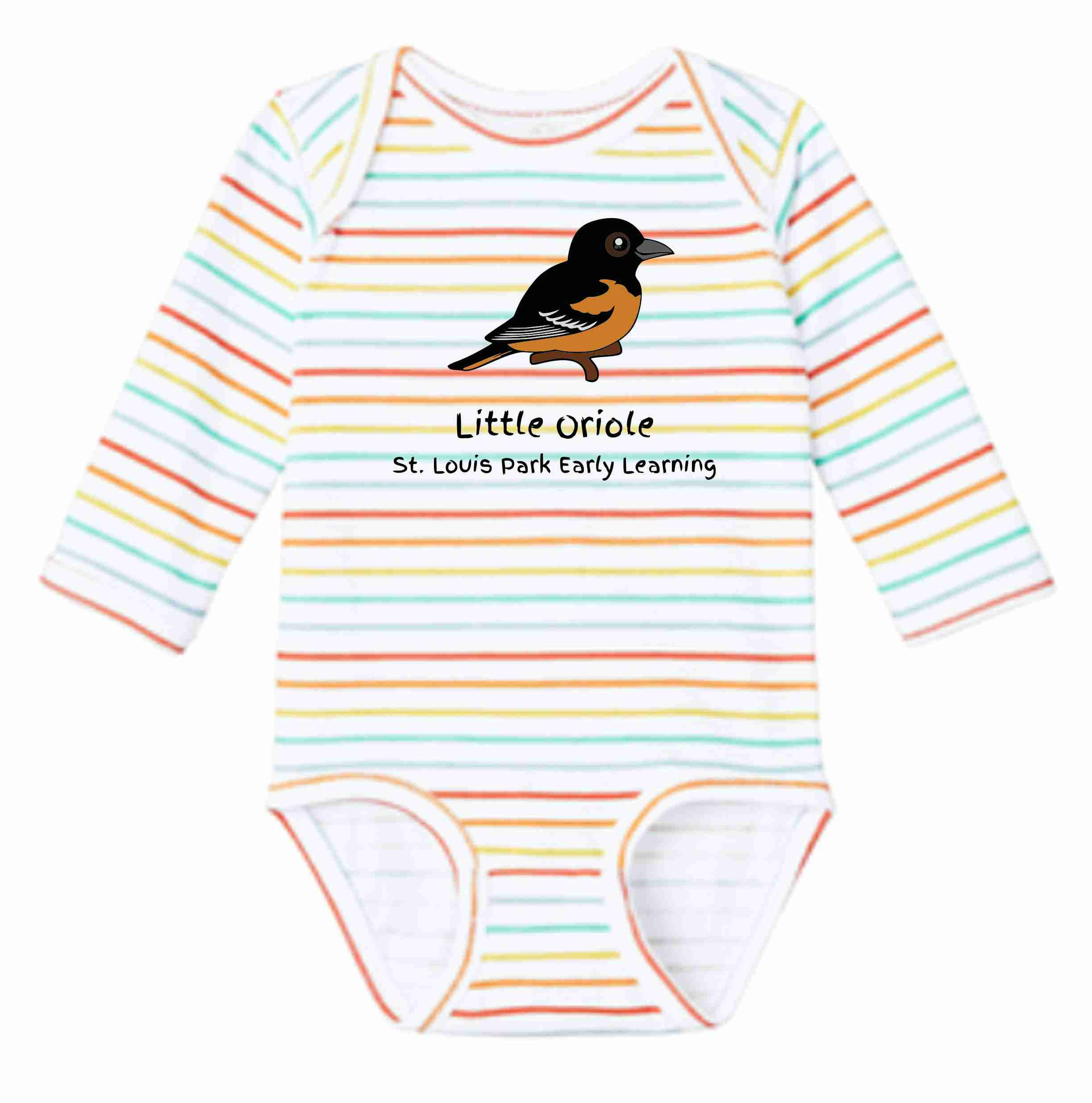 Little Oriole Infant Fine Jersey Long Sleeve Bodysuit