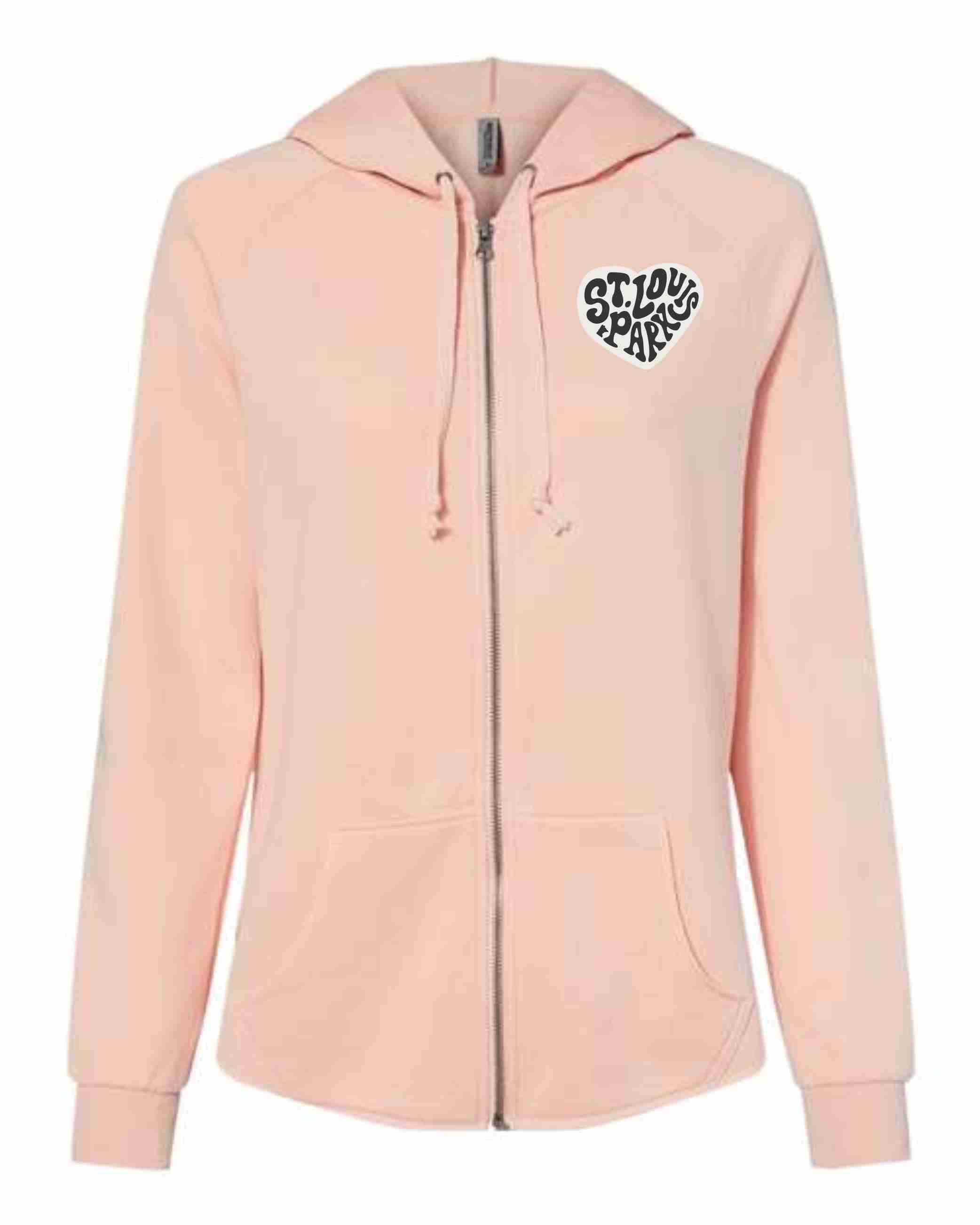 Women's SLP Heart Wave Wash Full-Zip Hoodie