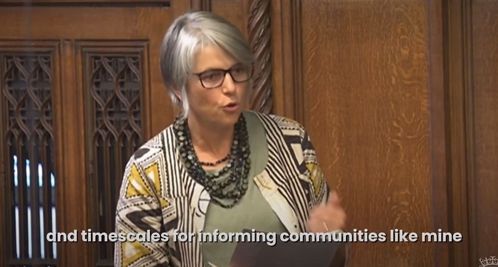 Anna Dixon speaks up for Bingley Pool levelling up project in Parliament