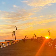 Sunset view from the Pismo Beach Pier on California’s Central Coast