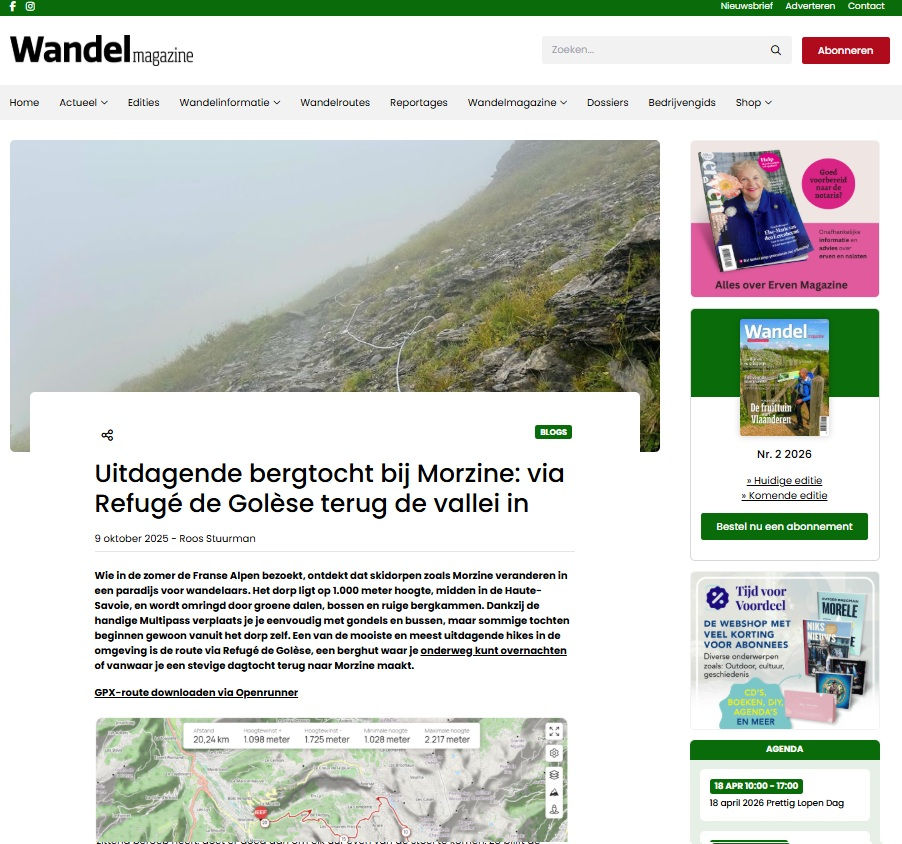 Uitdagende bergtocht bij Morzine
