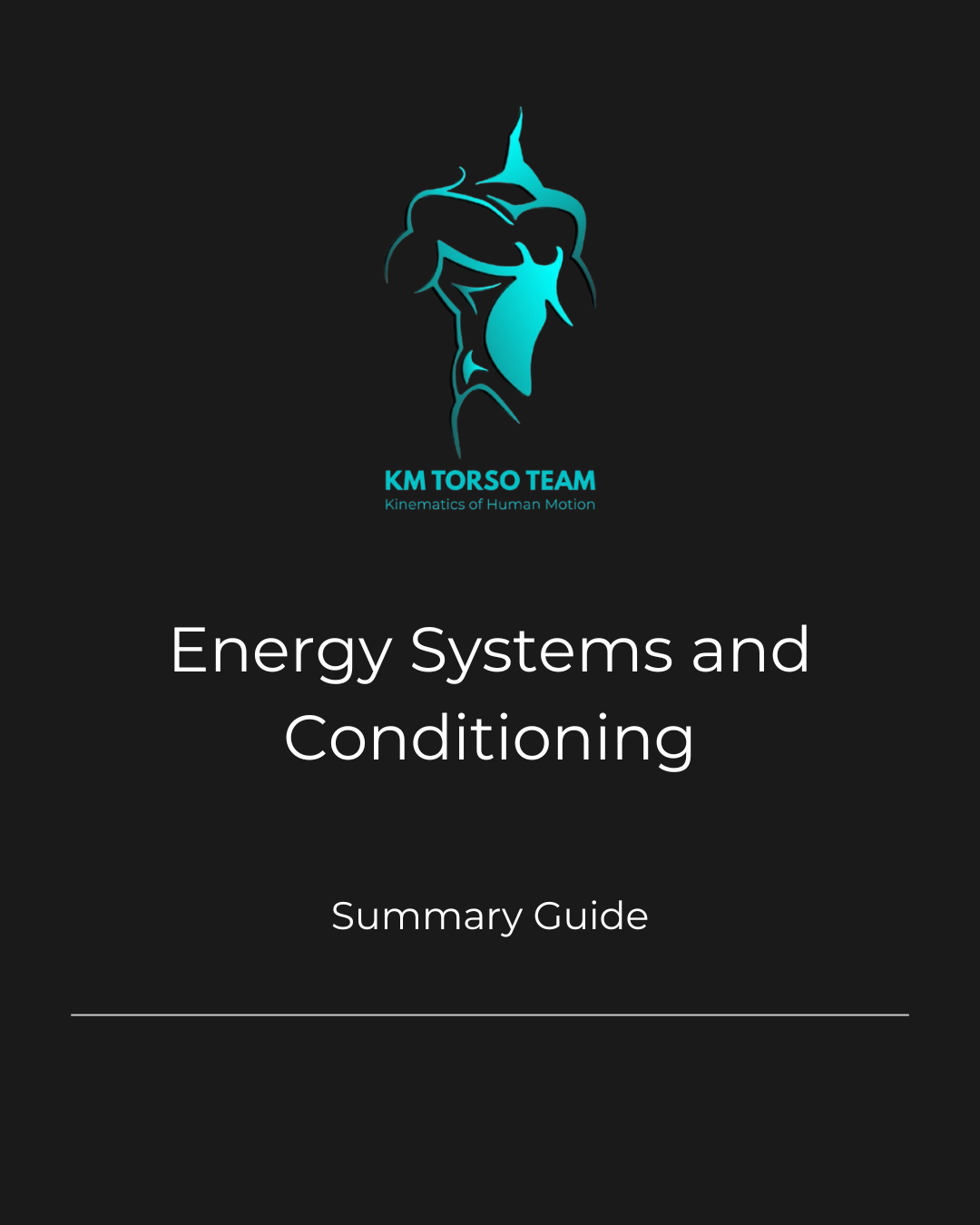 Energy Systems and Conditioning — Summary Guide