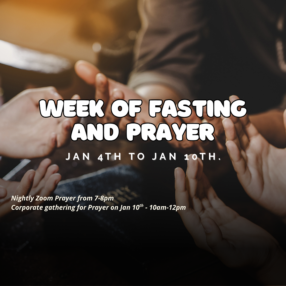 Week of Fasting and Prayer