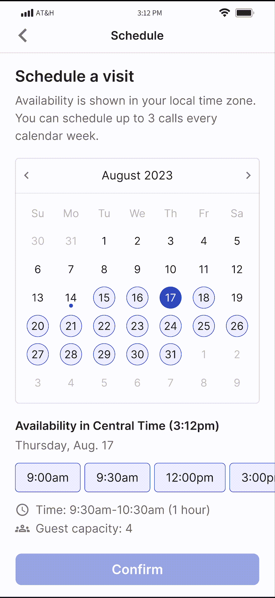 faster ameelio cmob scheduling.gif