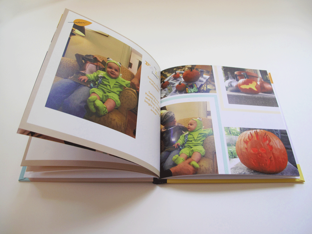 8x8 inch Baby Photo Book Layout
